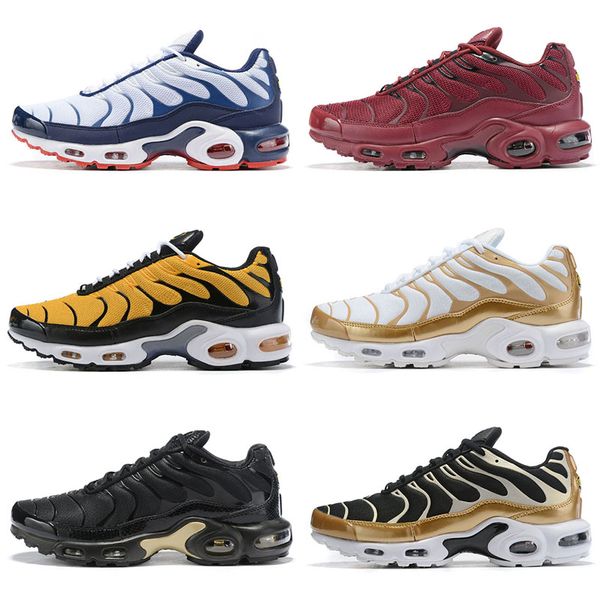 

2019 new mens shoe sneakers tn plus breathable cusion desingers running shoes new arrival color