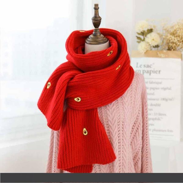 

pineapple woollen scarf female winter sun department soft younger sister small fresh and thick solid color double side students korean versi, Blue;gray