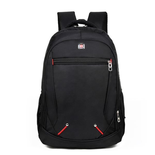 

2020 new design casual solid color material oxford man's backpack multi-functional large-capacity student schoolbag simple bag