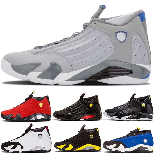 

14 xiv 14s mens basketball shoes black toe grey indiglo last sthunder cool grey mens sneaker sports shoes