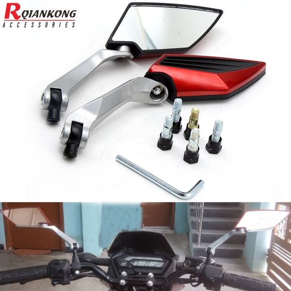 

universal 8mm 10mm screw motorcycle rearview side mirror for ducati monster 796 821 1100 800 sixty2 diavel x 1260 749r