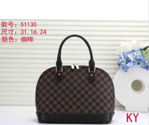 

women's handbag alma lv louis vuitton bb shell bag handle cute bag damier ebene crossbody bag patent leathe, Black;gray