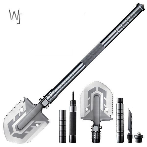 

outdoor multi-purpose shovel garden tools folding military shovel camping defense security tools