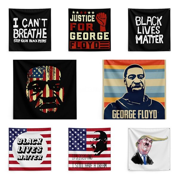 

fight for george floyd printing tapestry black lives matter 150*150cm tapestry #qa65189