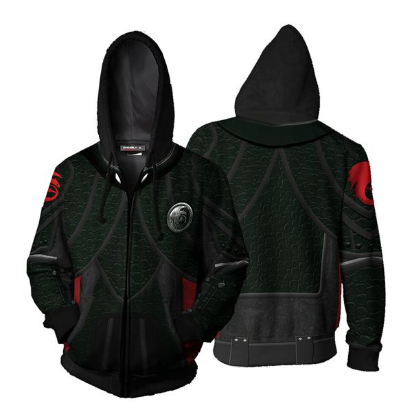 

как приручить дракона беззубик косплей костюм как приручить дракона толстовки толстовка повседневная молния куртки пальто, Black