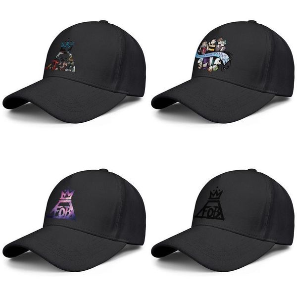 

fall out boy animation creative design black for men and women trucker cap fitted custom design your own custom personalised hats, Blue;gray