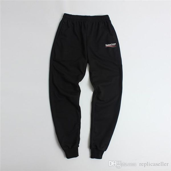 

19 luxuriou brand de ign bb wave logo ela tic wai t track pant trou er men women jogger weatpant outdoor pant