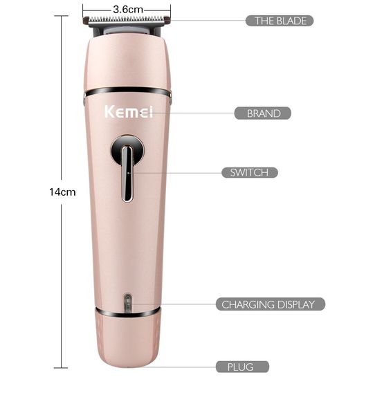 

kemei аккумуляторная триммер многофункциональные машинки для стрижки волос электробритвы носа триммер волос верхней триммеры newclipper xrjg