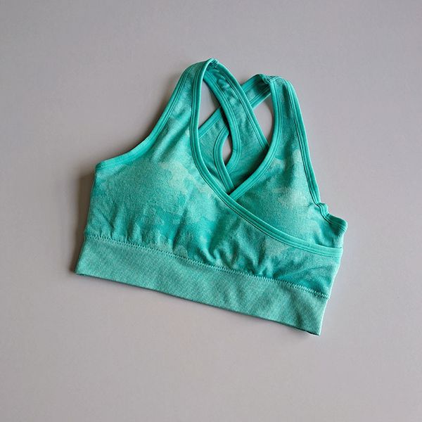 

gym clothing color camo bra women sports workout fitness wear for, White;black