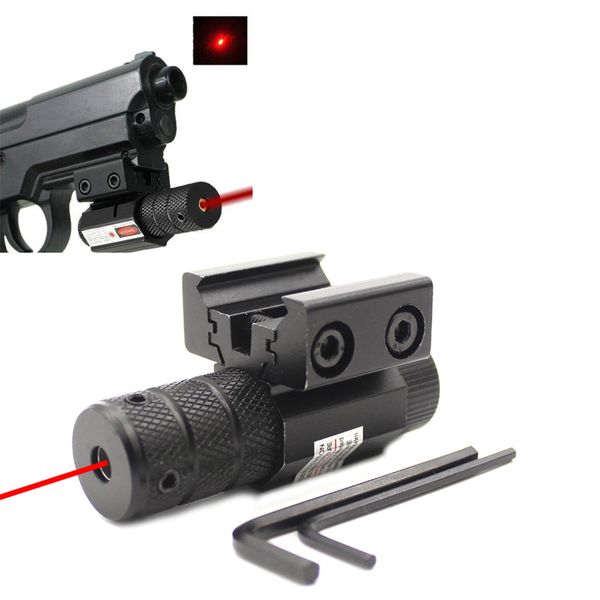 

compact tactical mini red dot laser sight scope fit picatinny rail mount 11mm 20mm gear equipment