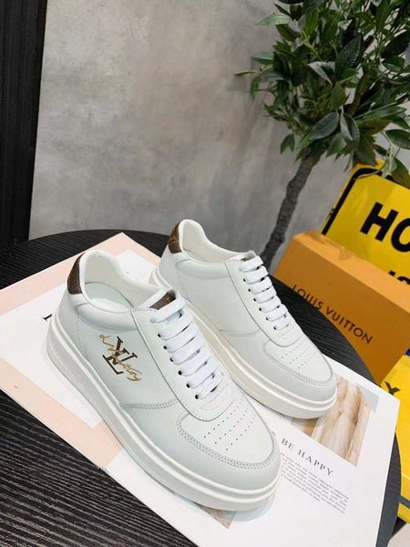 

2020 new fu couple luxury design casual sports shoes leather sneakers daily casual shoes