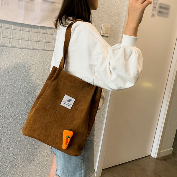 

women canvas shoulder bag shopping bags 2019 fashion solid color canvas large capacity handbag travel bag for women girls bolsas