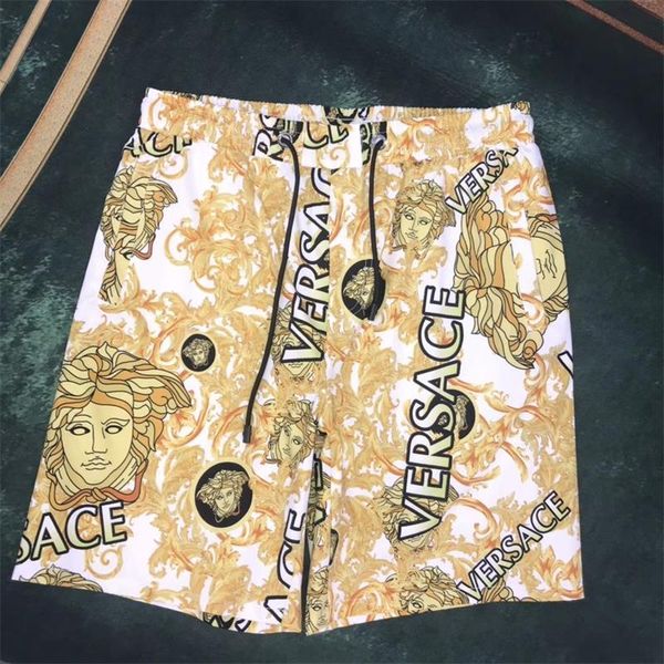 

new shorts mens casual beach brand pants men underwear board mens summer wear casual cotton printing beach shorts, White;black