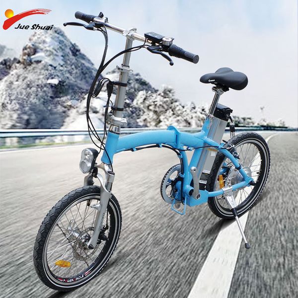 

foldable alloy electric bicyle 36v 10ah lithium battery with led display 250w bafang brushless rear hub motor mtb e bike