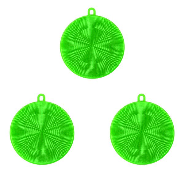 

2019 silicone universal brush gel wash bowl brushes multipurpose antibacterial smart sponge cleaning dish kitchen tools fping