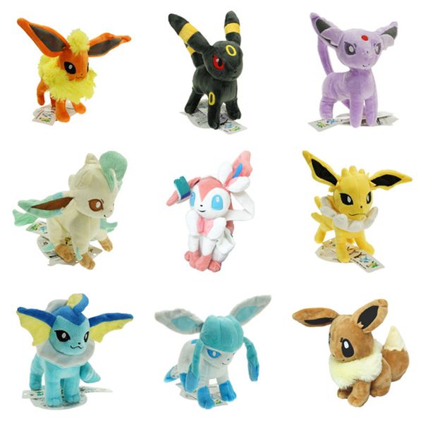 

22cm pikachu plu h toy pikachu umbreon eevee e peon jolteon vaporeon flareon glaceon leafeon oft tuffed doll figure toy