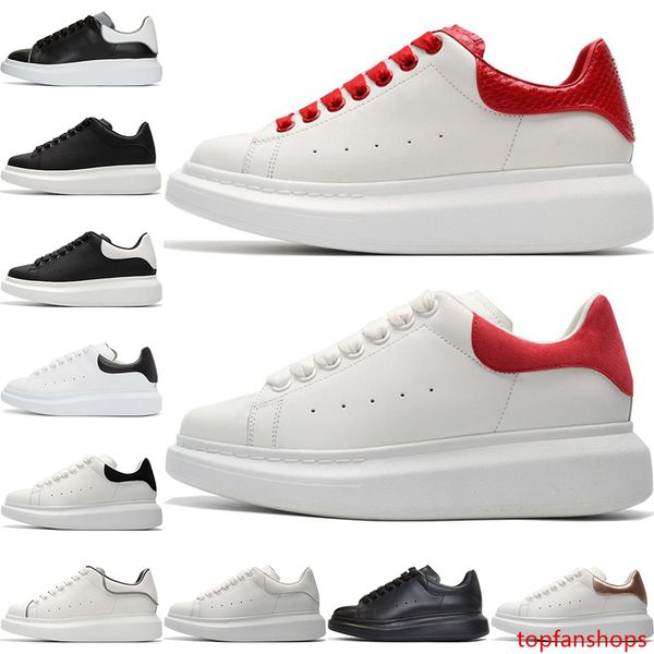 

2020 new designer shoes fashion luxury women shoes men's leather lace up platform oversized sole sneakers white black casual shoes 36-4