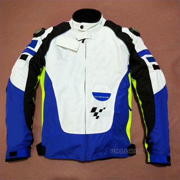 

new arrivalmotorbike jackets street moto rider motorcycle blue white jacket with protector