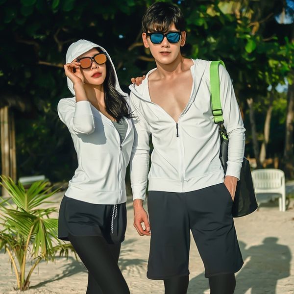 

new couple swimsuit wetsuit for women diving suit long sleeved pant surfing suit men's swimming uv sun protection quick dry