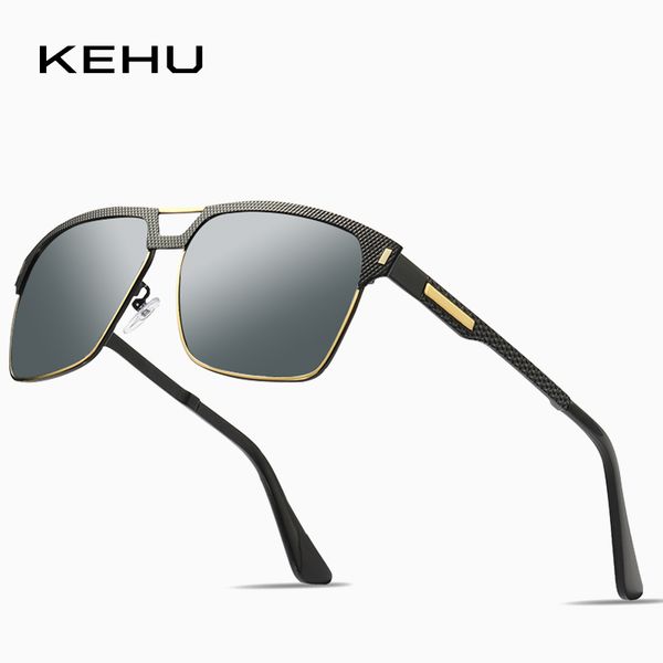 

kehu new driving polarized sunglasses men brand vintage square sun glasses adjustable eyewear frame uv goggles male shades kh34, White;black