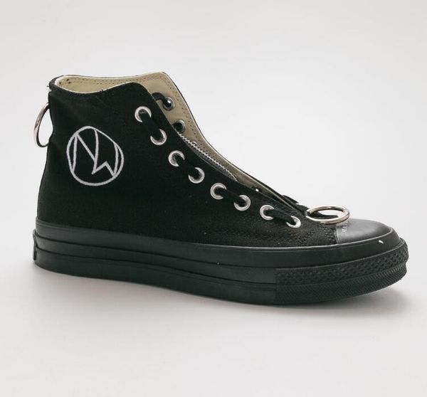 

2019 classic 1970s undercover chuck 70 the new warriors men women high & low- taylor canvas casual shoes without box, Black