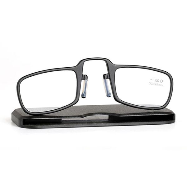 

reading glasses clip nose folding reading glasses for women foldable optical men flexible adjustable portable, White;black