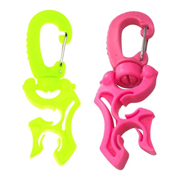 

2pack scuba dive double 2 hose retainer holder