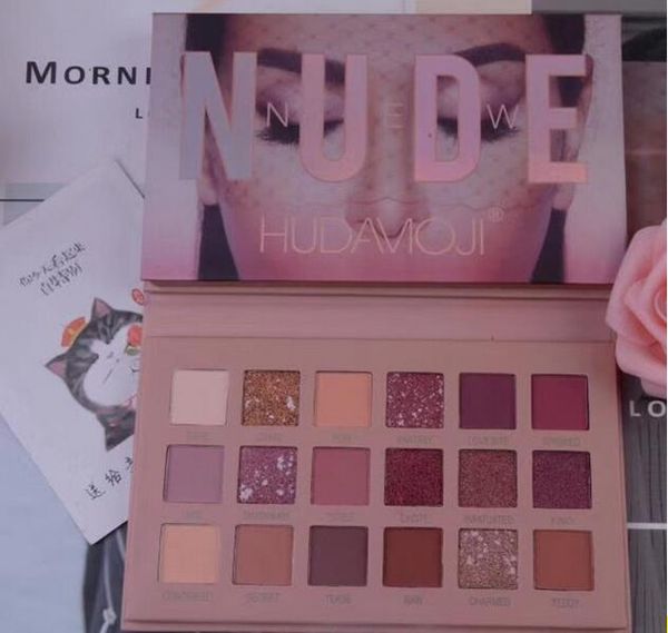

Hudamoji makeup eye hadow palette huda moji eye hadow pallet 18 color nude decay makeup palette