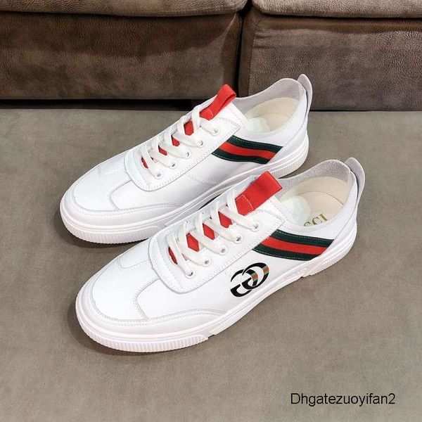 

2020 spring and autumn new running shoes men's designer shoes men's casual fashion flat bottom low sports shoes, Black;red