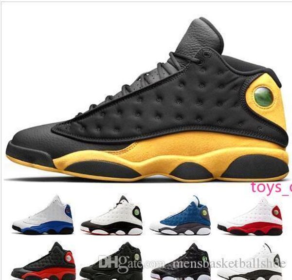 

wholesale new 13 xiii og black cat all black 13s mens basketball shoes sports trainers sneakers us13