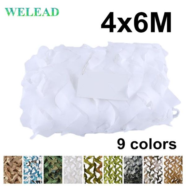 

welead 4x6m reinforced camouflage net white blue sand 4x6 6x4 6*4m 4*6m for garden shade camo netting hiding mesh cover