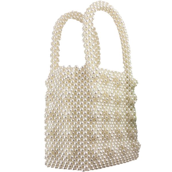 

handmade pearl lady tote роскошные сумки малый box мешок вечера способа сбора винограда женский топ-handle кошелек chic ins