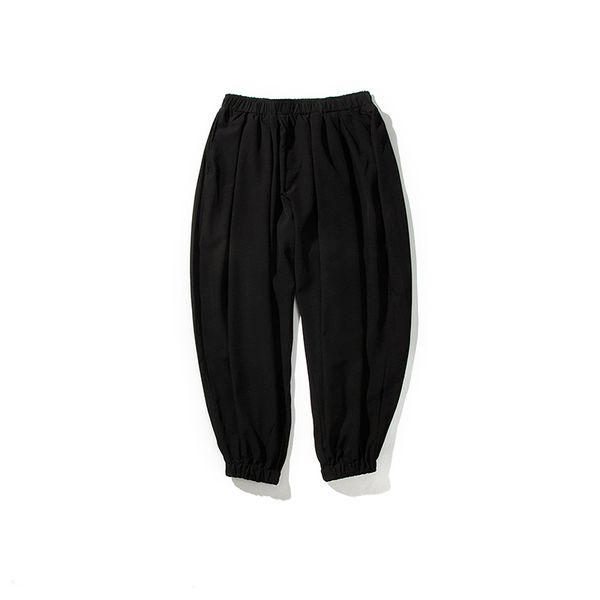 

m-5xl new 2018 men's clothing hair stylist fashion summer retro radish trousers harem pants plus size singer costumes, Black