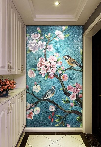 

self-adhesive] 3d flowers and birds 1793030 wall paper mural wall print decal murals
