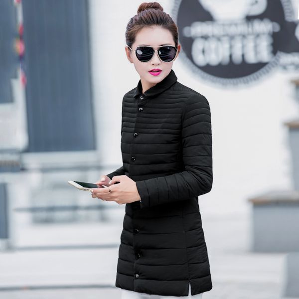 

nicesnowl winter 2019 jacket with fur collar warm hooded female women winter coat long parka women outwear coat, Black