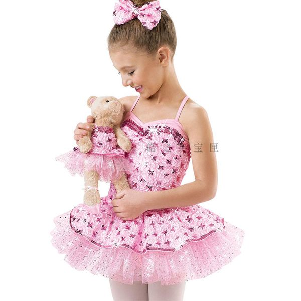 

promotion professional ballet tutu leotard child dance costume fashion ballet skirt tulle dress latin jazz for children l200, Black;red