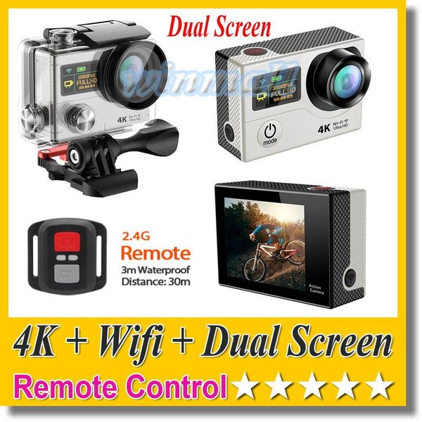 

Eken h3r 4k action camera 2 quot creen tatu creen remote control wifi 1080p 60fp 12mp 30m waterproof port dv cam