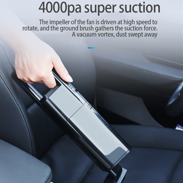 

portable vacuum car vacuum 4000pa cleaner handheld car cleaner 360Â° cyclone filter for household