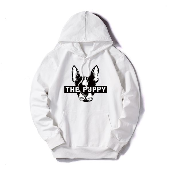 

designer mens hoodies customizable hooded dog head print casual pullover thin sweaters for men clothing cotton blend size m-5xl wholesale, Black
