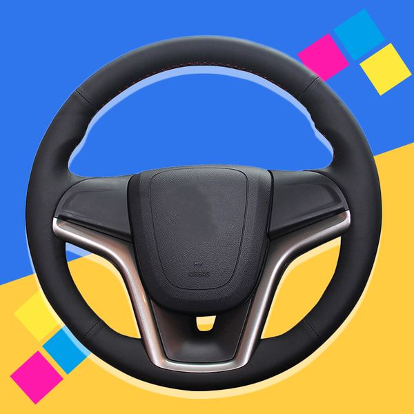Auto Braid On The Steering Wheel Cover For Malibu 2011 2014 Volt 2011 2015 Car Covers Interior Accessories Car Styling Car Steering Cover Car Steering