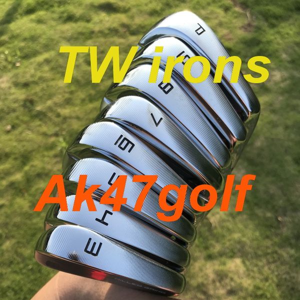 

2019 new golf irons tiger tw irons forged set ( 3 4 5 6 7 8 9 p ) with project x6.0 steel shaft 8pcs golf clubs