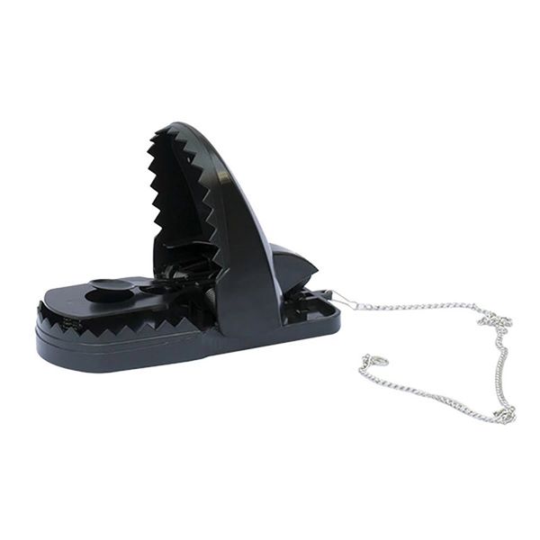 

mouse trap-rat traps snap rodent killer plastic mice trap black with chain