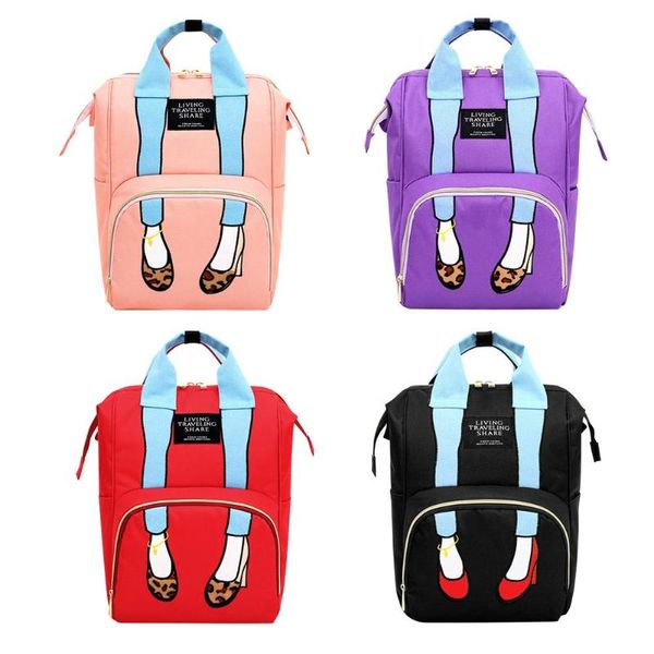 

fashion diaper bags baby care mommy travel backpacks large capacity maternity nappy handle bags women backpack shoulder bags