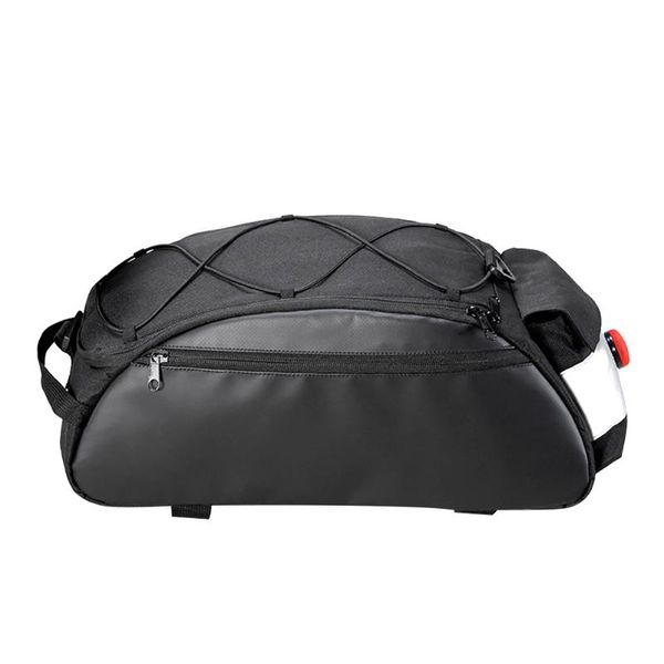

seat pouch cycling waterproof riding outdoor safety panniers night reflective with taillight tail large capacity bike saddle bag