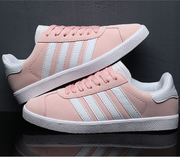 

2020 gazelle vintage sport shoes lovers shoes campus pop girl and boy gazelle og flat superstar black gray pink blue sneakers