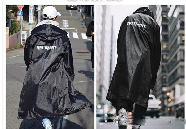 

новый mens vêtements дождя пальто kanye west bomber jacket streetwear длинные толстовки мужчины хип-хоп негабаритные марка clothes4ff1 #, Black;red