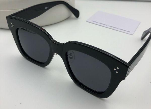 

41444 luxury women designer sunglasses goggle wrap designer uv protection model big square frame come with case, White;black