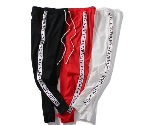 

2019 men luxury jogger pant new brand draw tring port trou er high fa hion 3color ide tripe de igner jogger weatpant