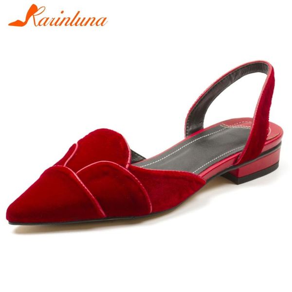 

karin 2020 summer sandals woman shoes chunky heels slip-on shallow shoes women sandals female, Black