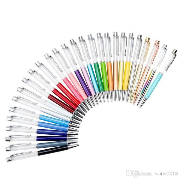 

япония канцелярские рождественские подарки пустой плавающий блеск diy pen kids сухоцветов малый shell прыщ кристалл pen шариковых ручек своб, Blue;orange